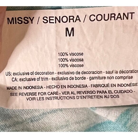 Gloria Vanderbilt Women's Peasant Tunic Top W/ Bell Sleeves - Size M - Picture 10 of 12